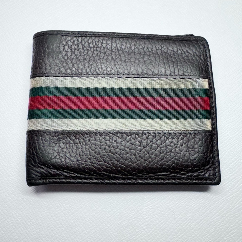 Gucci Bifold Wallet Black Leather